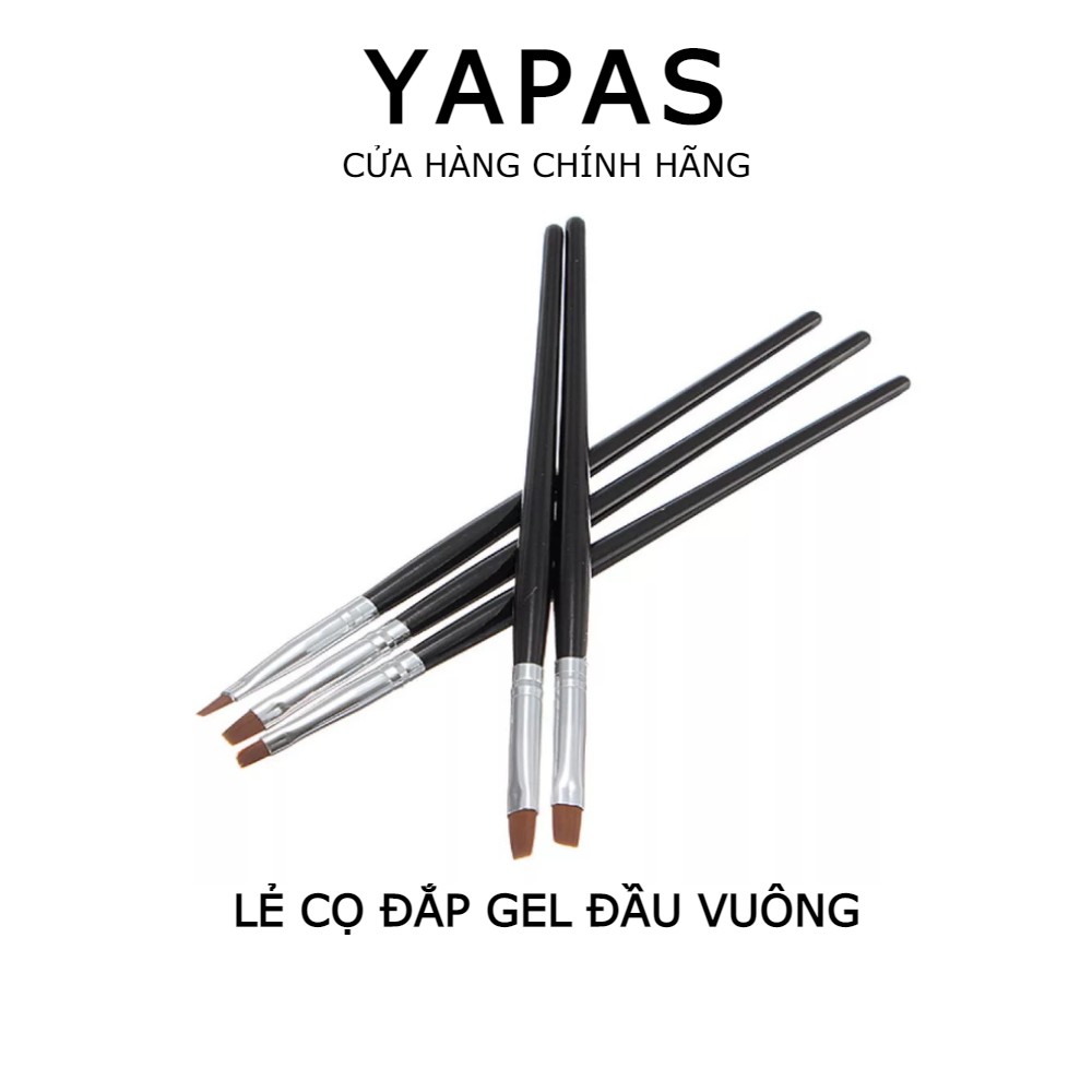 Cọ nail vẽ móng , cọ bản đắp gel đầu vuông chuyên dụng cho dân làm nail