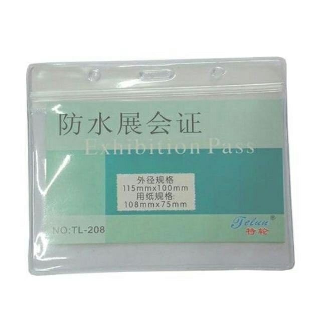 Thẻ mặt miết nhựa dẻo 3 kích thước Bao đeo thẻ miết dùng cho các loại thẻ giấy, thẻ nhân viên, bảng tên, chức danh.