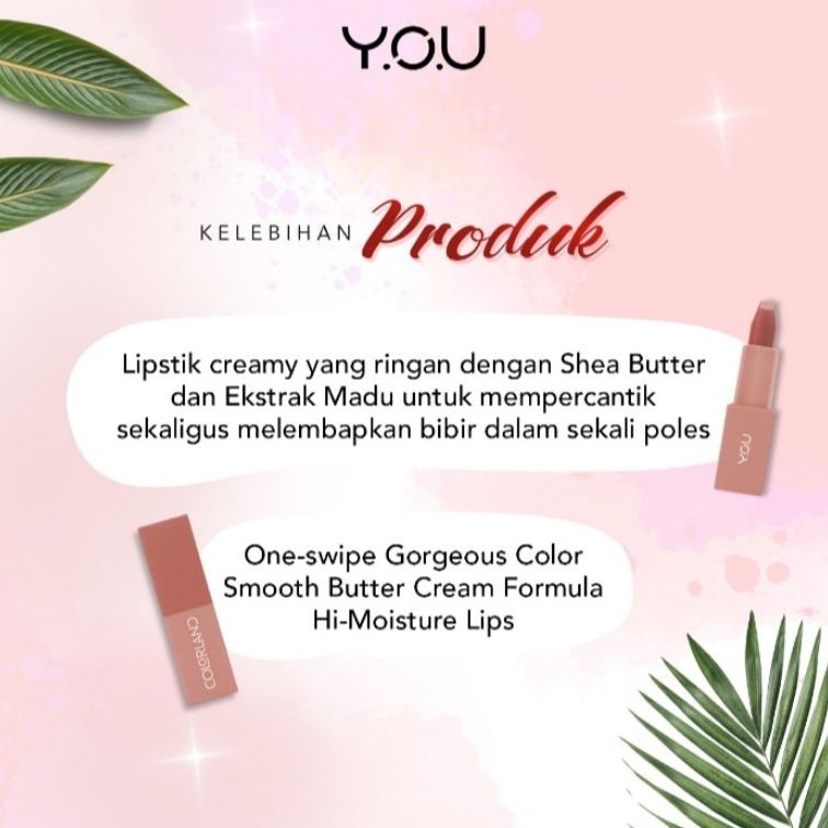 (Hàng Mới Về) Son Môi Trang Điểm 3.8g Thương Hiệu You Colorland Juicy Pop | BigBuy360 - bigbuy360.vn
