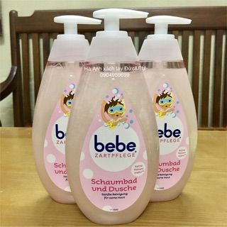 🇩🇪Sữa tắm gội toàn thân Bebe cho bé 500 ml