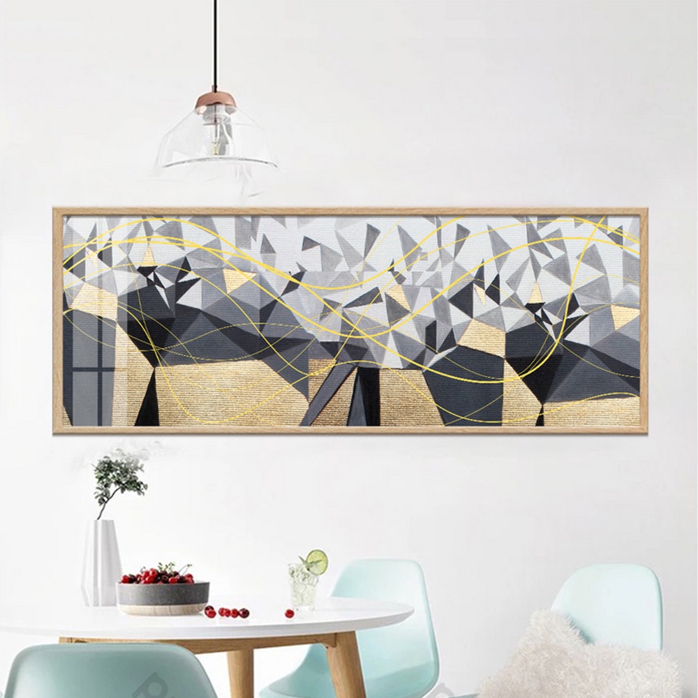 In hình ép gỗ Laminate TRANH TRỪU TƯỢNG - Mẫu 1 (1 Ngang 20x60, 30x90). In ảnh theo yêu cầu