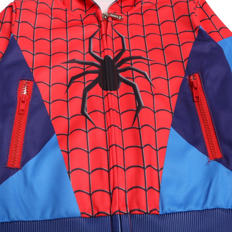 Áo khoác siêu nhân in hình Spiderman