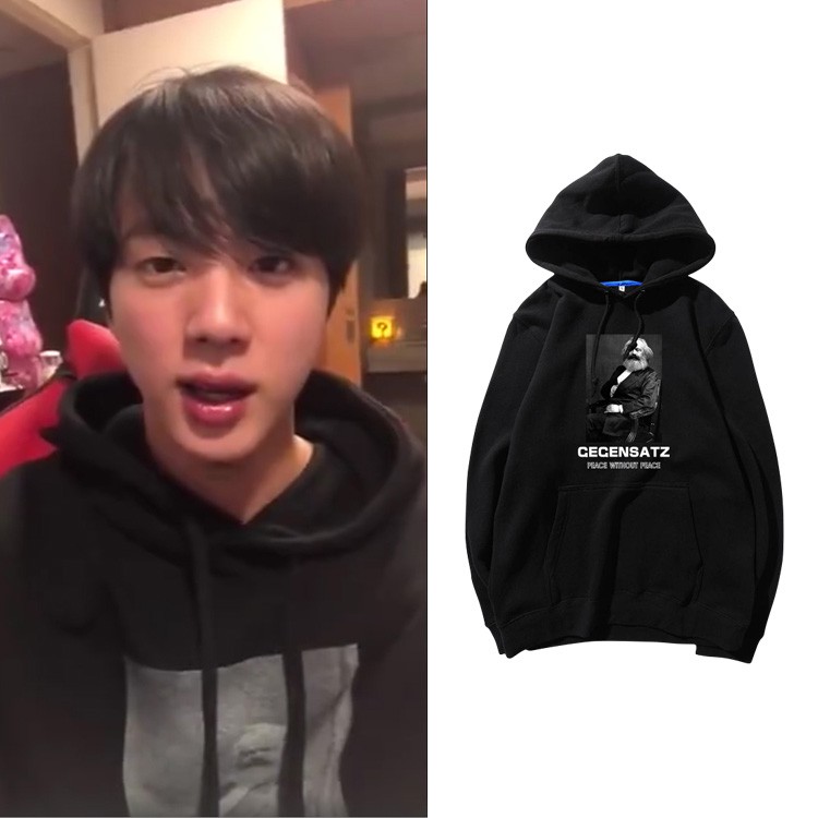 [BTS] ÁO HOODIE IN HÌNH GIỐNG JIN BTS