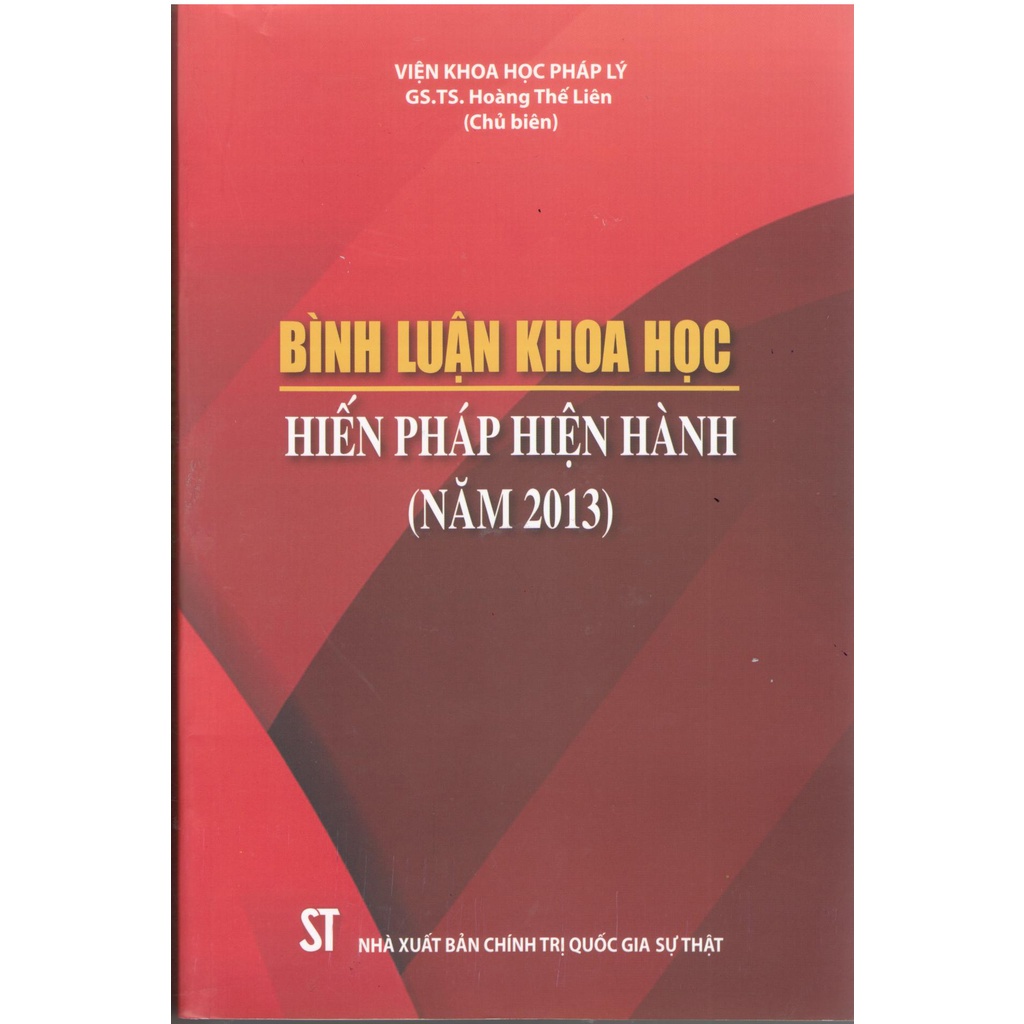 Bình luận khoa học Hiến pháp nước cộng hòa xã hội chủ nghĩa Việt Nam năm 2013