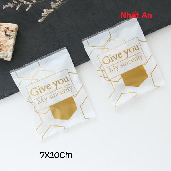 Túi nhựa hàn miệng 7x10cm - Mẫu 1 (100 cái)