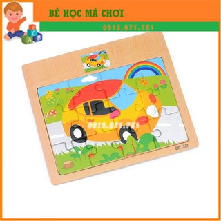 [chọn mẫu] Ghép hình puzzle 12 pcs miếng có hình mẫu phía trên siêu cute