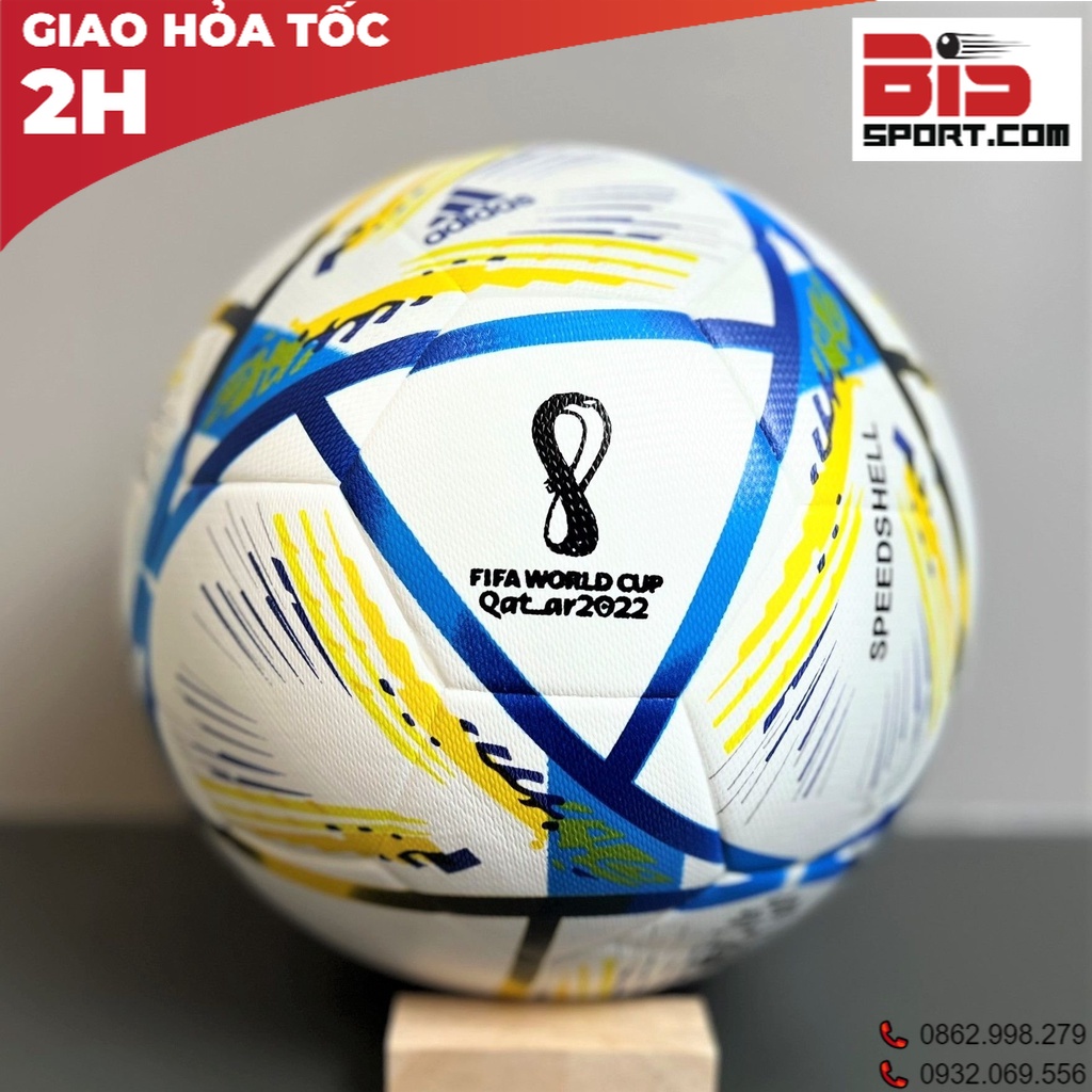 Quả Bóng Đá Adidas Worldcup Quatar 2022 - Bóng Đúc Cao Cấp - Tặng Đầu Kim Bơm