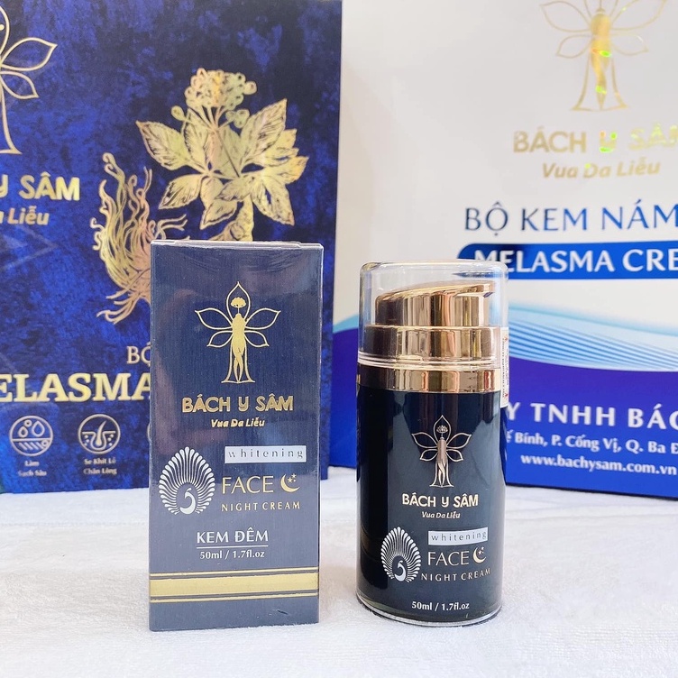 Kem Đêm Bách Y Sâm  -  Dưỡng Trắng Mờ Nám Hoàn Hảo