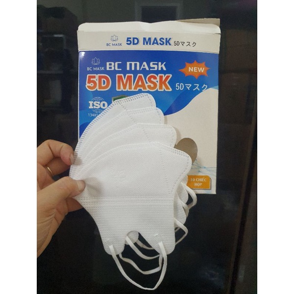 Khẩu trang y tế 5D Mask quai thun  BC, Nhật Anh, Titan