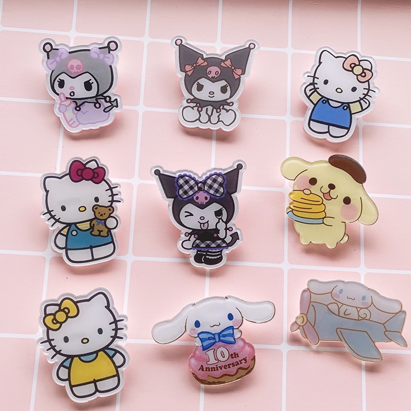Huy Hiệu Cài Áo Hình Kuromi Dễ Thương
