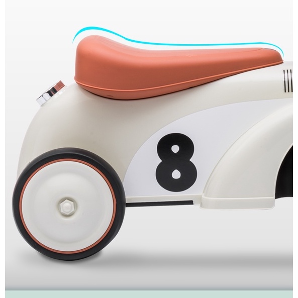 Xe chòi chân oto hàn cho bé có đèn nhạc xe lắc cho bé cao cấp mới nhất BABY FUTURE