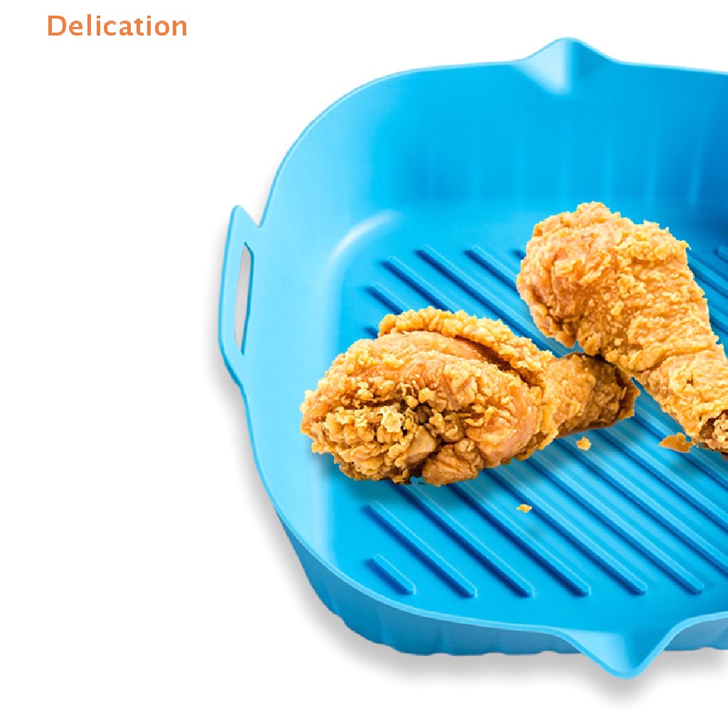 1 Nồi Chiên Không Dầu Bằng Silicone Chống Dính Kèm Khay Nướng Tiện Dụng
