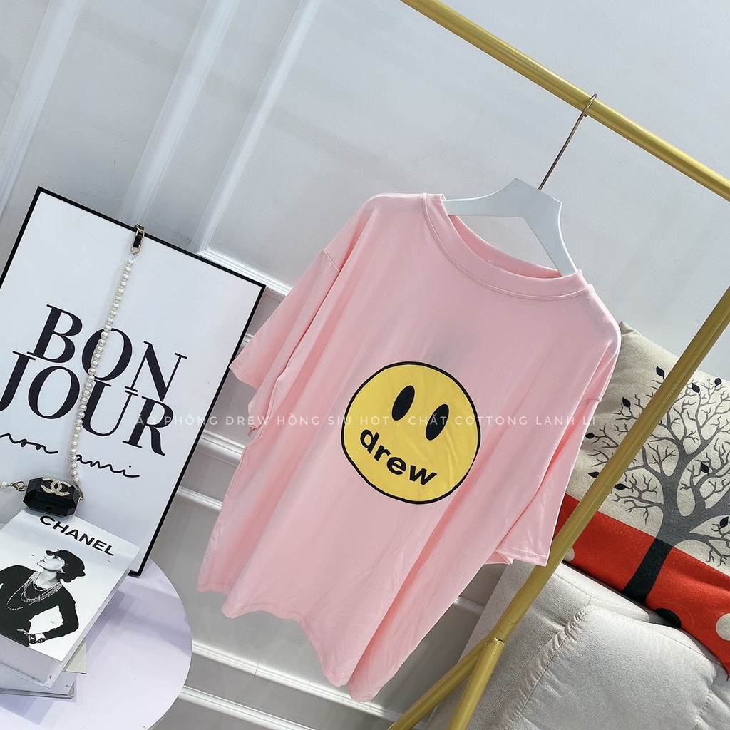 Áo Thun unisex mặt cười DRE.W hot trend