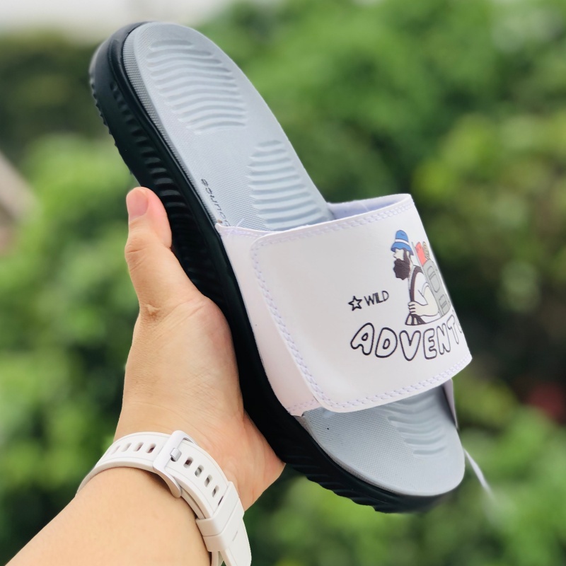 Dép Alphabounce adidas ❤️FREESHIP + FullBox❤️ quai ngang nam nữ Balô adventure chất xịn VNXK 1-1, đen-xám