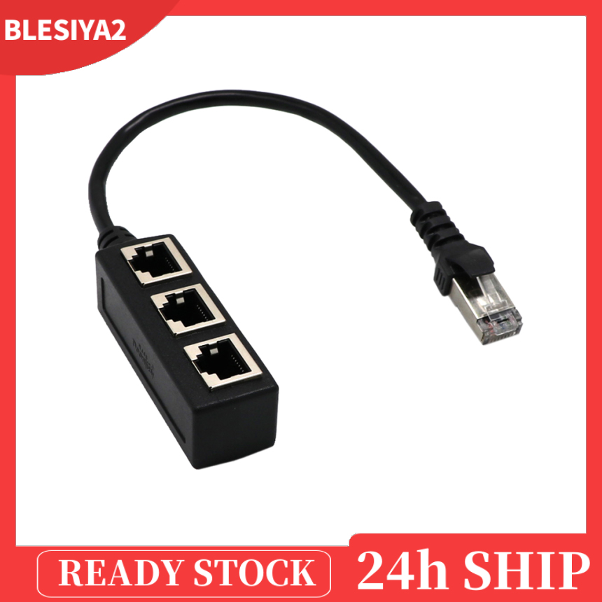 (Hàng Mới Về) Đầu Nối Dây Cáp Mạng Lan Rj45 1 Sang 3 Ethernet Lan 3 Chiều Chuyên Dụng | BigBuy360 - bigbuy360.vn