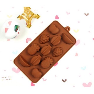 Khuôn silicon đổ thạch hình hoa quả