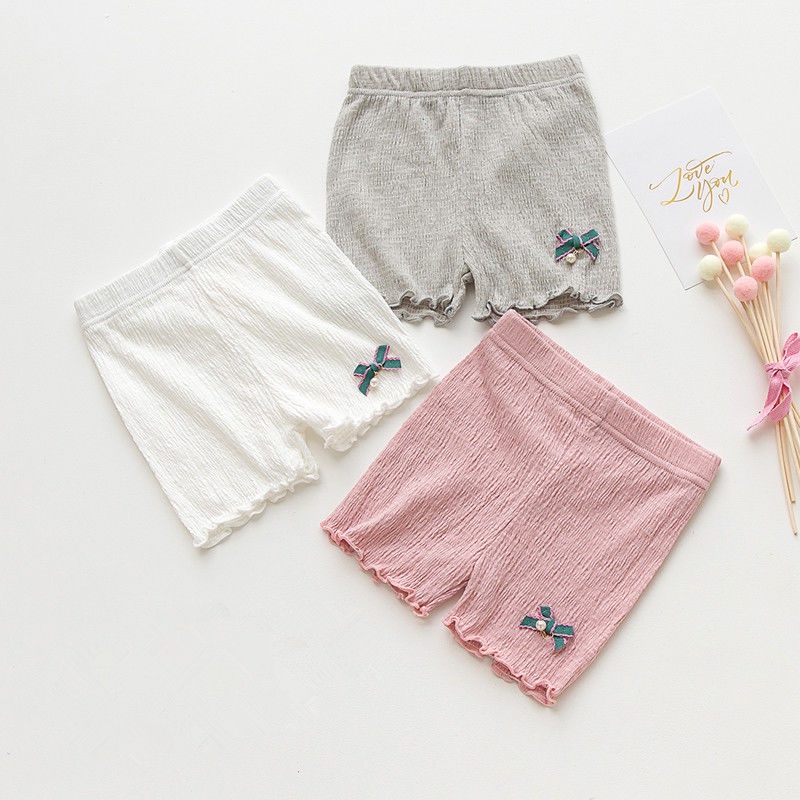 [Babycat Hàng Có Sẵn Bán Chạy Quần Short An Toàn Mặc Trong Váy Vải Mỏng Phong Cách Nhật Bản Hàn Quốc Thời Trang Mùa Hè An Toàn Dành Cho Bé Gái