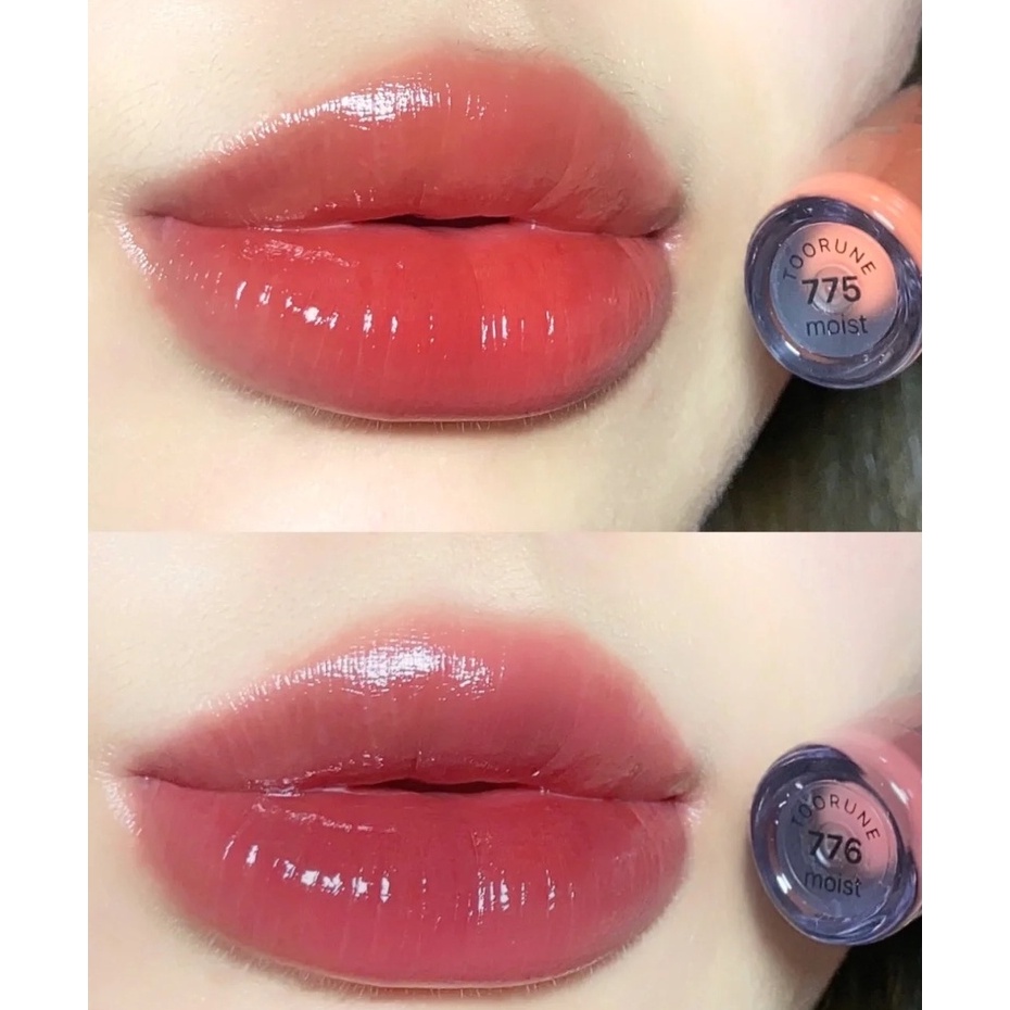 Son bóng Toorune óng ánh in bản đồ sao màu mới Water mist matte lip glaze Nội Địa Trung