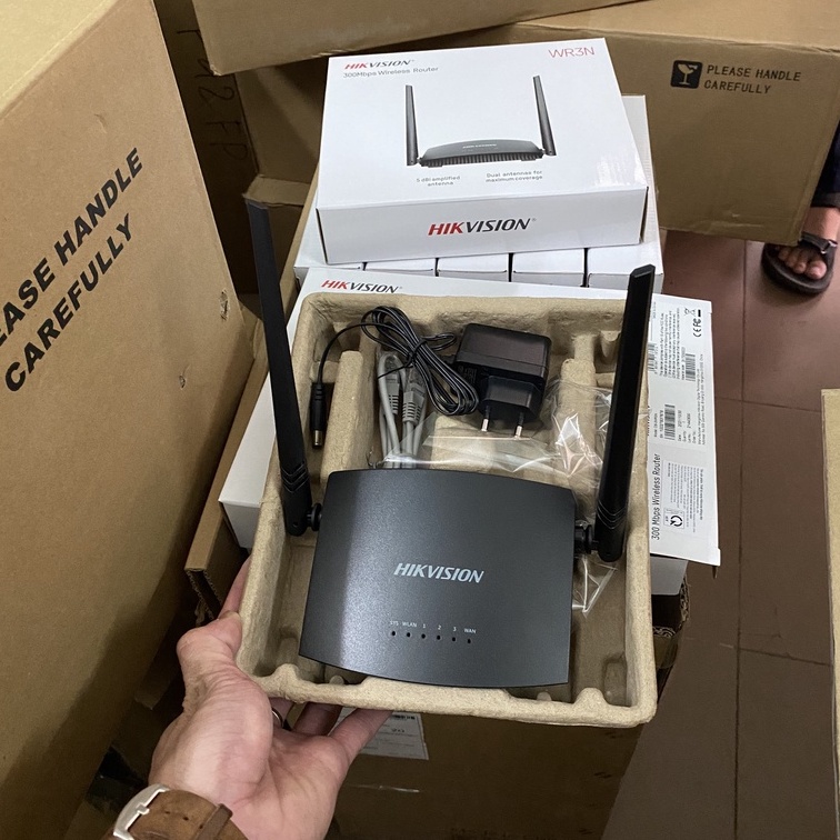 Bộ phát Wifi Router wifi Hikvision 3WR12C AC1200- 2 băng tần, DS-3WR3N- Hàng chính hãng, BH 24 tháng
