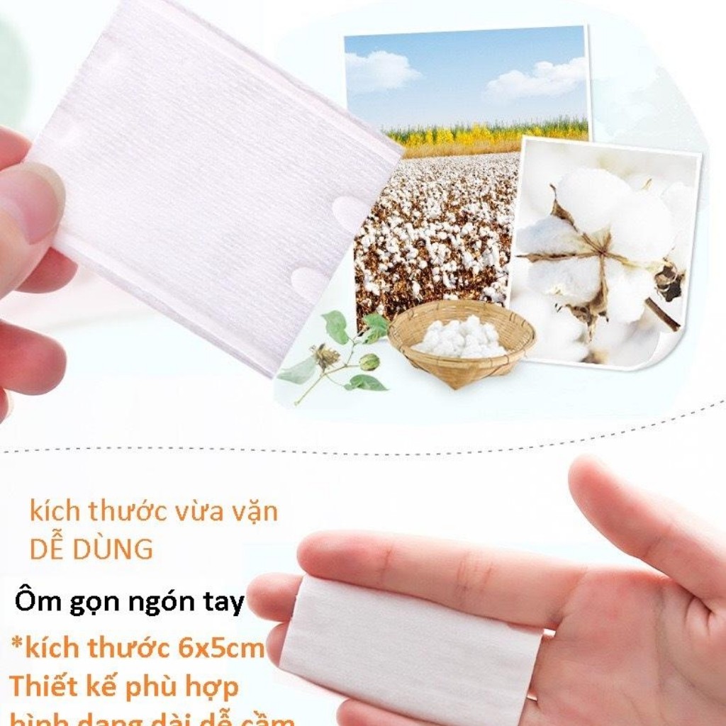 Bông Tẩy Trang AB605C Cotton Pad Nội Địa Trung Quốc Zavenci (222 miếng)