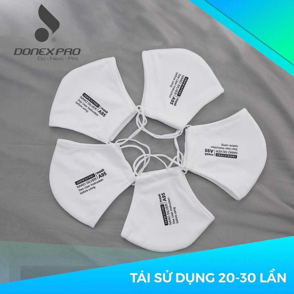 Khẩu trang vải 3 lớp NANO SILVER A95 | BigBuy360 - bigbuy360.vn