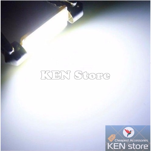 Bóng led trần ô tô, bóng soi biển số chân bóng đũa chip COB