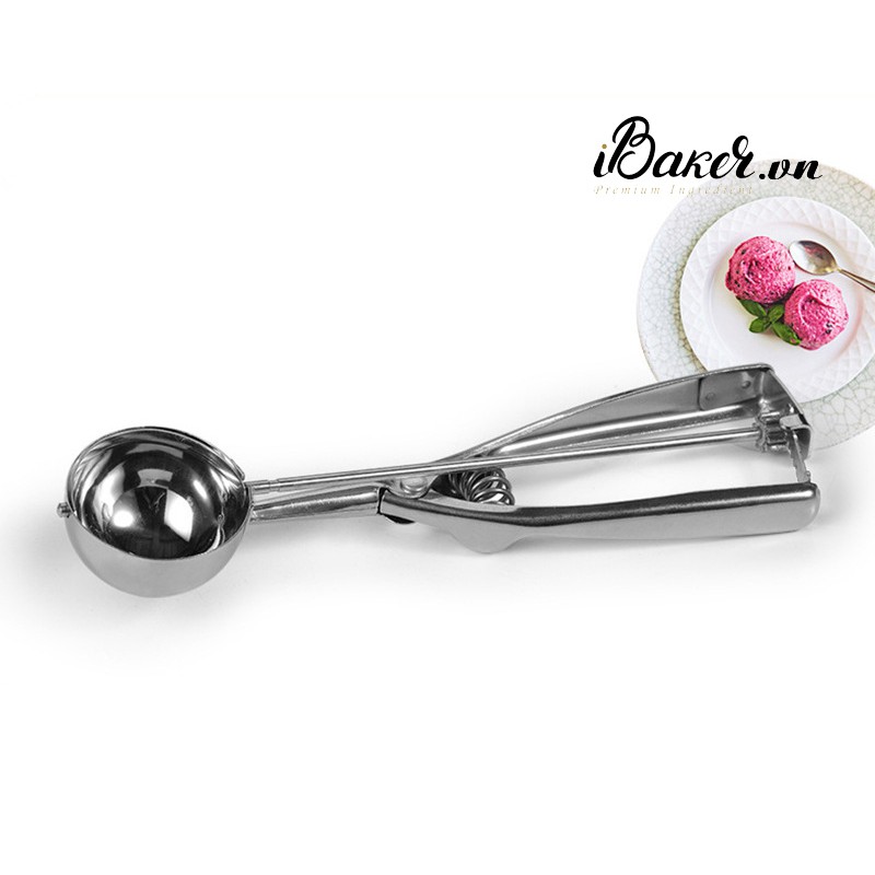 Dụng cụ/Muỗng múc kem inox 5cm