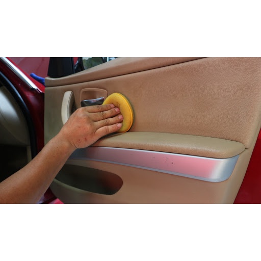 Mút xốp, bọt biển đánh bóng sơn ô tô, xe máy chuyên dụng, hình tròn đường kính 10cm