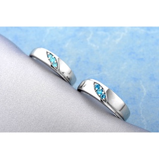 Nhẫn đôi Bạc Hiểu Minh NC055