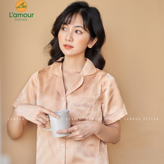 Bộ lụa vàng ziczac - lửng