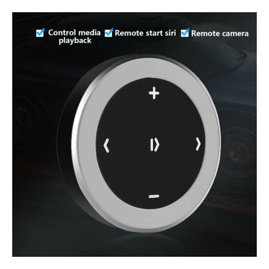 Popular Car Wireless bluetooth Media Button Music Player Steering Wheel Remote Control