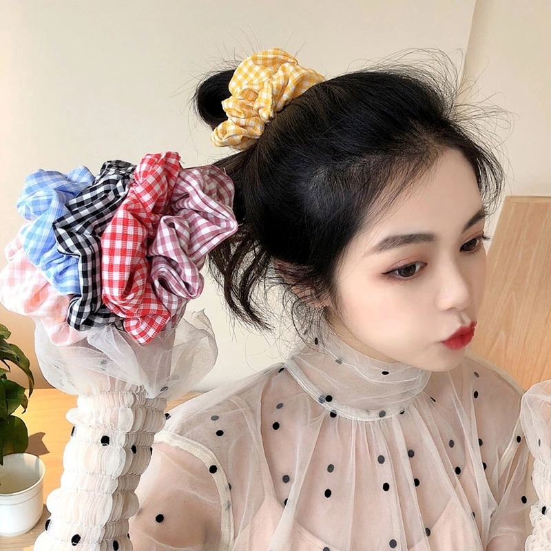 Dây cột tóc đơn giản phong cách Hàn Quốc