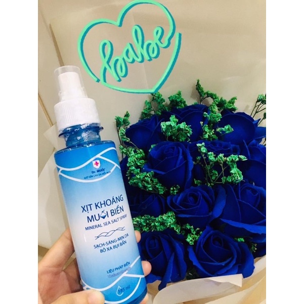 Xịt Khoáng Muối Biển Dr.Muối 185ML Kháng Khuẩn Giảm Mụn Cân Bằng Độ Ẩm