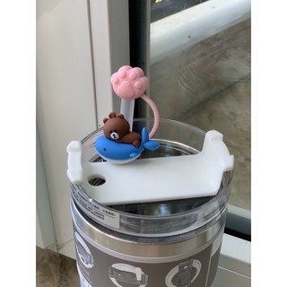 Nút đậy ống hút kèm ống
