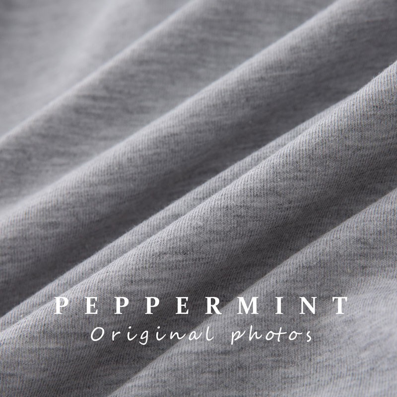 Áo thun Peppermint 41128 tay ngắn in hình gấu dễ thương phong cách Hàn Quốc thời trang