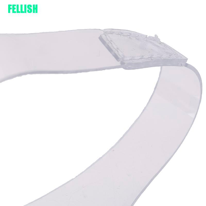 1 Cặp Dây Giày Cao Gót Trong Suốt Chống Trượt Có Khóa Gài