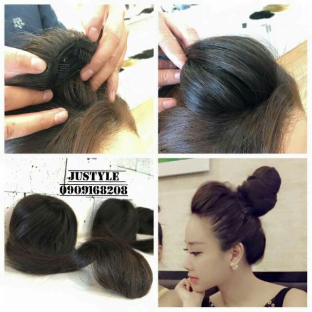 Mái phồng, búi tóc