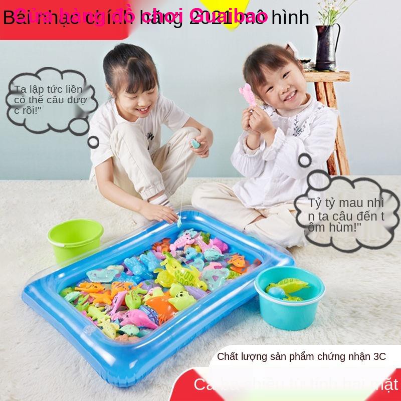 đồ chơiĐồ chơi câu cá cho trẻ em công viên gia đình bể bơi vuông đặt đố từ tính trò tương tác giữa cha mẹ và con