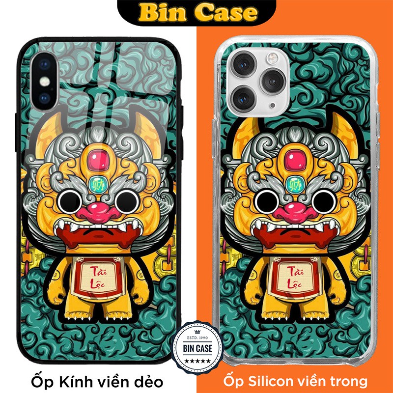 🔥Ốp Lưng Phong Thủy In Hình Kỳ Lân 🔥Vàng Xanh Ốp Đẹp Hàng Độc iphone 13 12 11 Pro Max 6s 6 7 8 Plus X Xr Xs Max DOCLA018