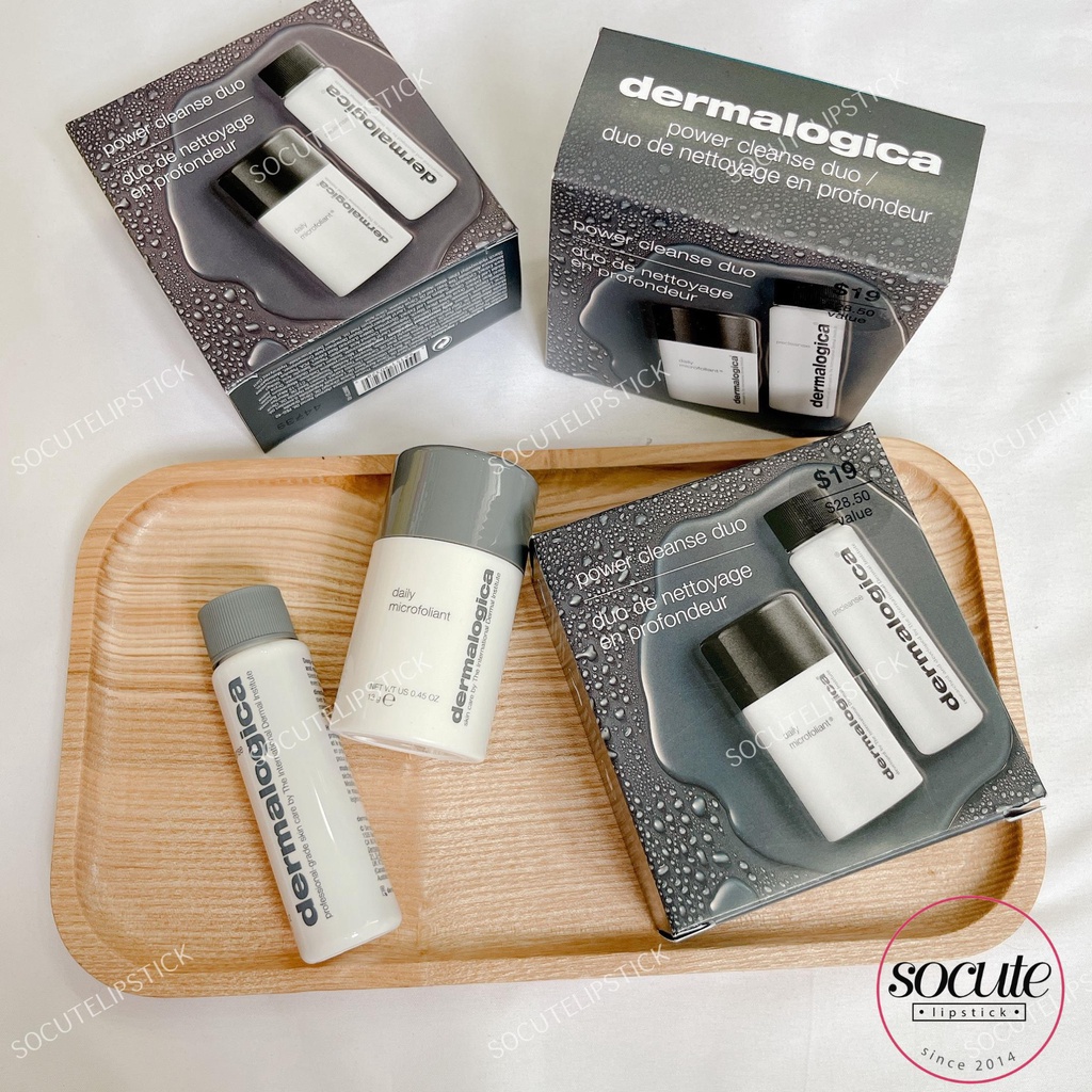 Bộ Dưỡng Dermalogica 2 Món Tẩy trang Precleanse 30ml - Tẩy Tế Bào Chết Daily Microfoliant