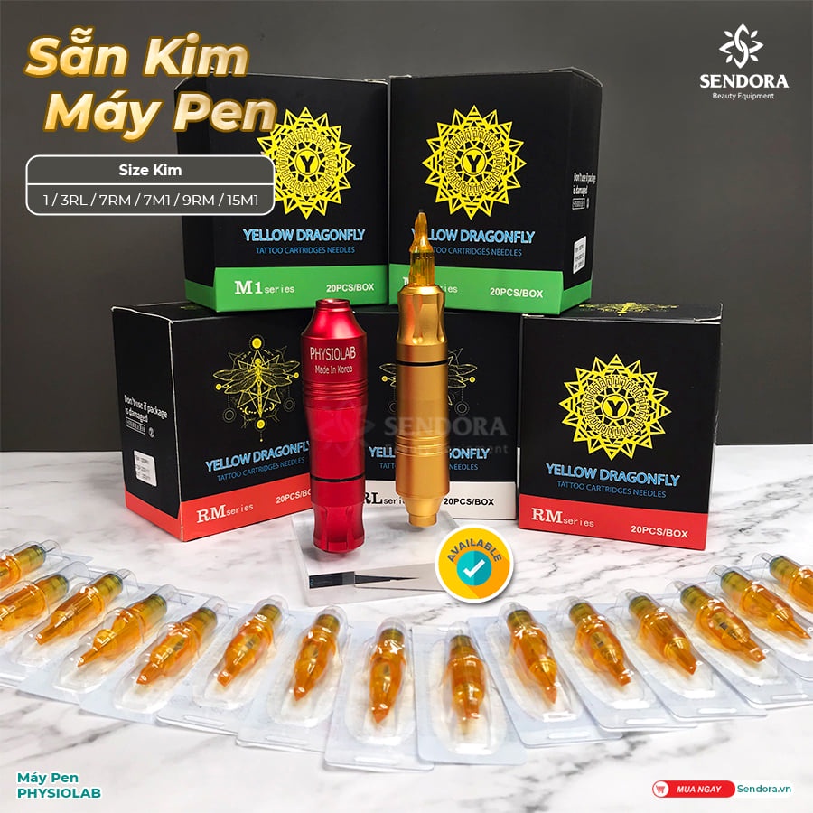 Máy PEN phun xăm môi, mày, tatto siêu nhanh