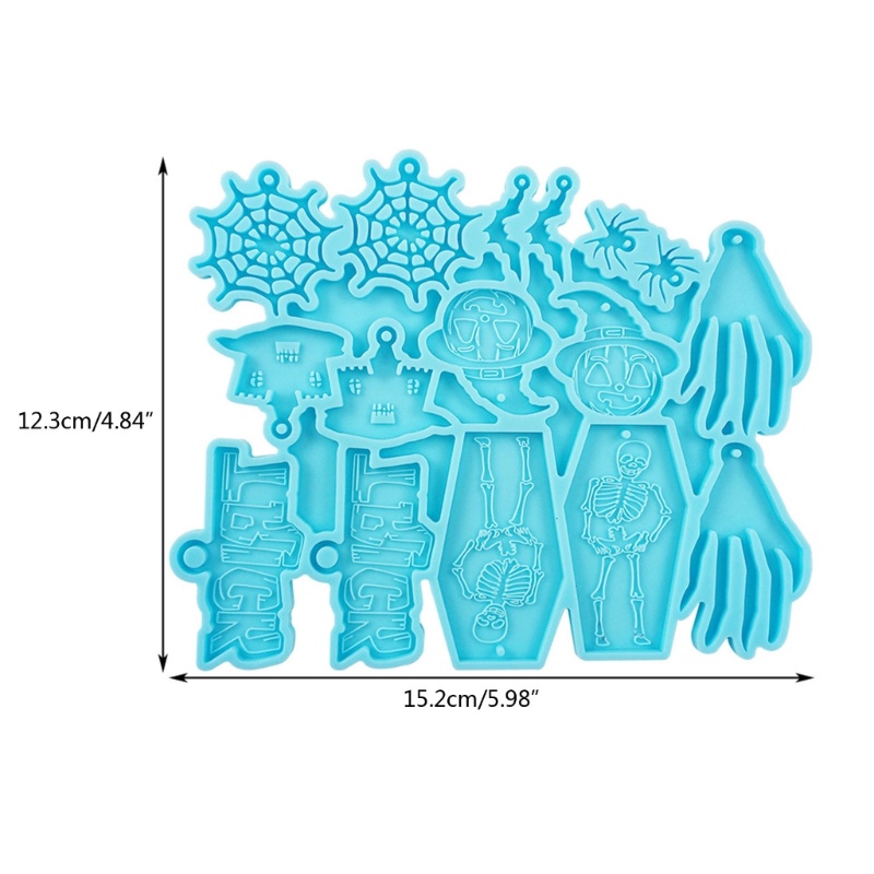 Khuôn Silicone Làm Bông Tai Phong Cách Halloween