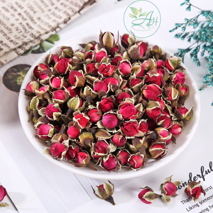 Trà Hoa Hồng Tây Tạng 100gr Sấy Khô Nguyên Nụ Thơm Đẹp Đẹp Da, Giảm Stress, Thải Độc, Chống lão hóa