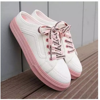 [Mã FAXANH245 giảm 10K đơn 50K] giày sục nữ thể thao FS Dây Có Chữ siêu đẹp Tại shop Giaydeponlinehn | BigBuy360 - bigbuy360.vn
