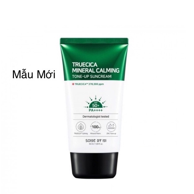 Kem Chống Nắng Nâng Tone Da Some By Mi Truecica Mineral Calming Tone Up Suncream 50ml