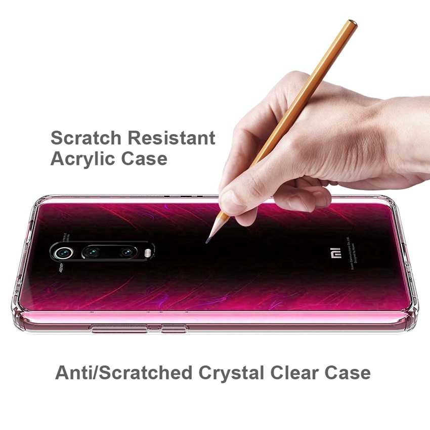 Ốp lưng nhựa trong bảo vệ hai mặt cho điện thoại Xiaomi Redmi K20 K20Pro