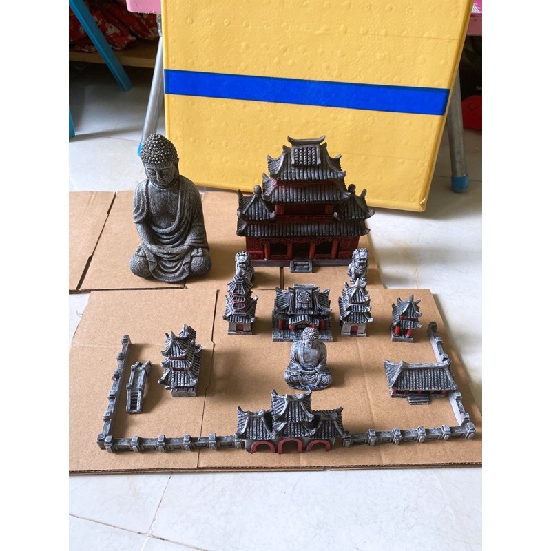 Tượng phật mini giả cổ phối tiểu cảnh, thuỷ sinh, non bộ, bonsai (6x4,5cm) | BigBuy360 - bigbuy360.vn