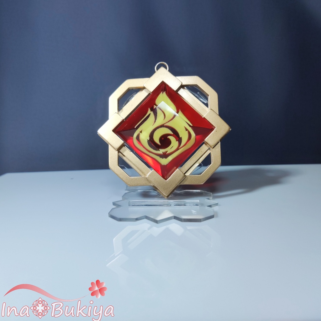 Móc khóa Vision Genshin Impact ~ Ver Liyue