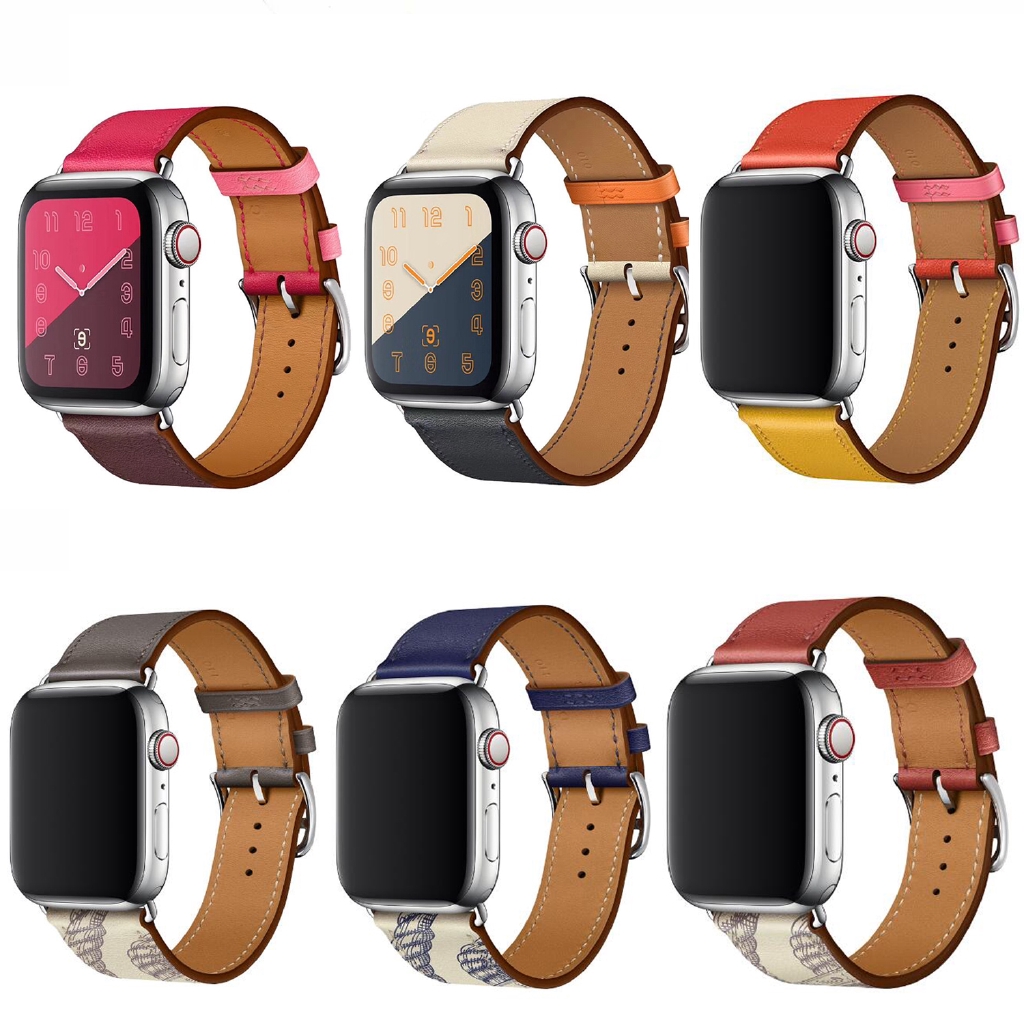 Dây Da Khóa Kim Loại Thay Thế Cho Đồng Hồ Apple 42mm / 38mm 3 2 1 iWatch SE 6 5 4 40mm 44mm