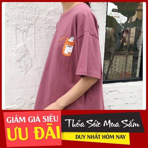 [ Big Sale ] Áo Tay Lỡ Form Rộng Nam Nữ Unisex C27 thời trang format